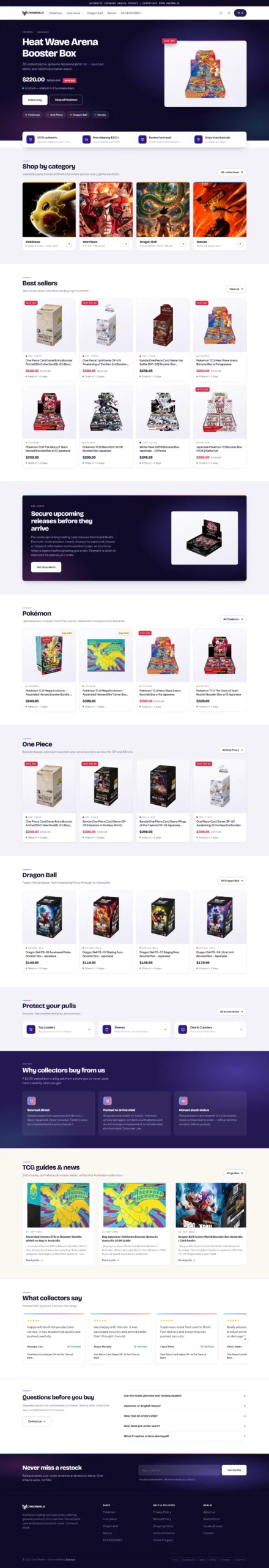 Website project screenshot